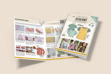 Papierschnittmuster "Basicshirt" von Lybstes (Gr. 56-122)